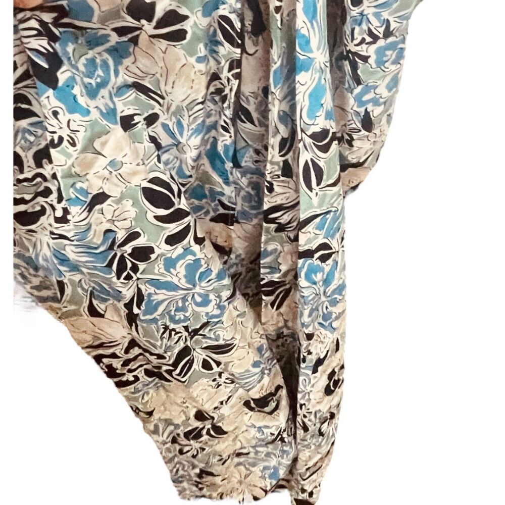 Veronica Beard Teagan Silk Ruched Plunge Maxi Dress Floral Print Size 2 EUC - Picture 10 of 15